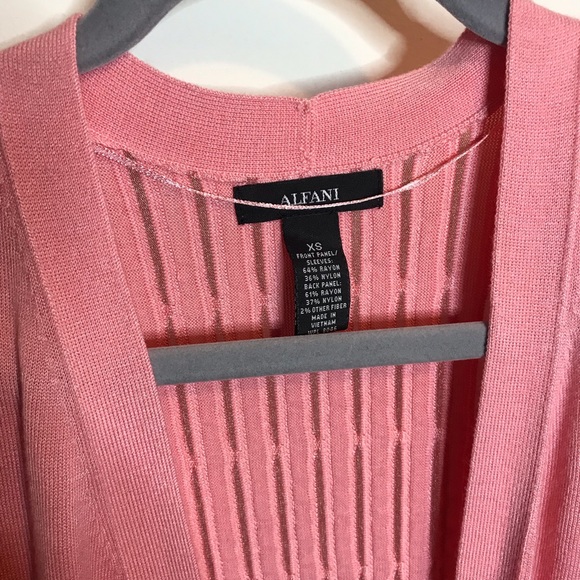 Alfani Pink Cardigan - Picture 3 of 3